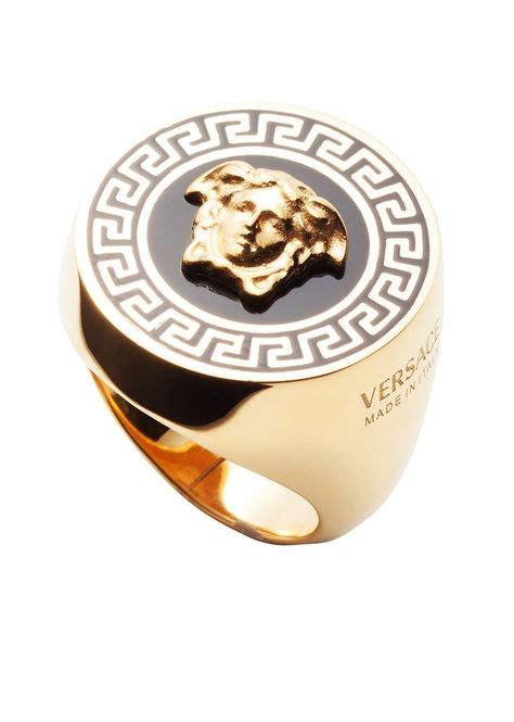 anillo diseño versace